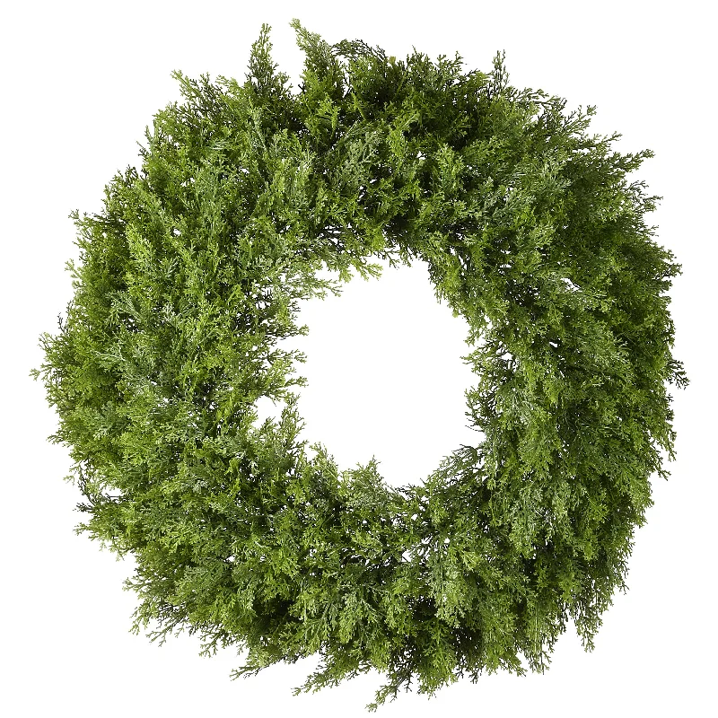 24 in. Arborvitae Wreath