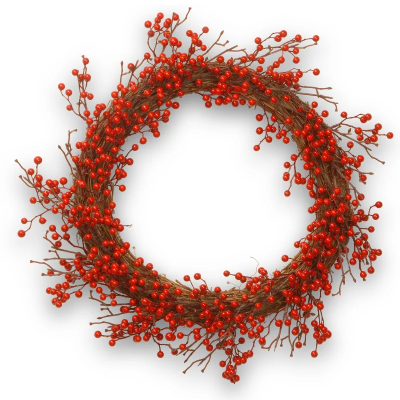 24 in. Mini Berries Wreath