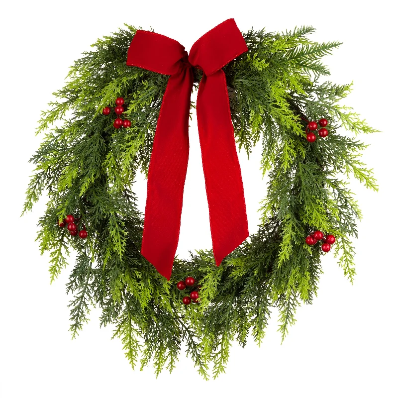 24 in. Christmas Classic Wreath