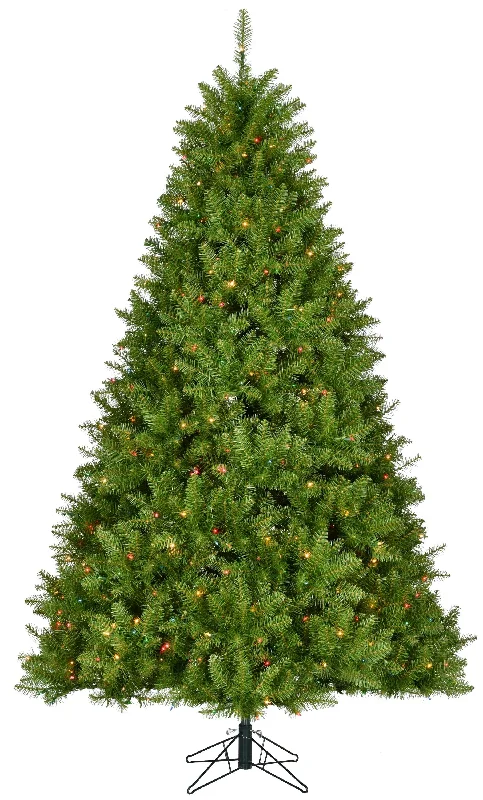 9' New Carrington Instant Lite Pole Pre-Lit Artificial Christmas Tree