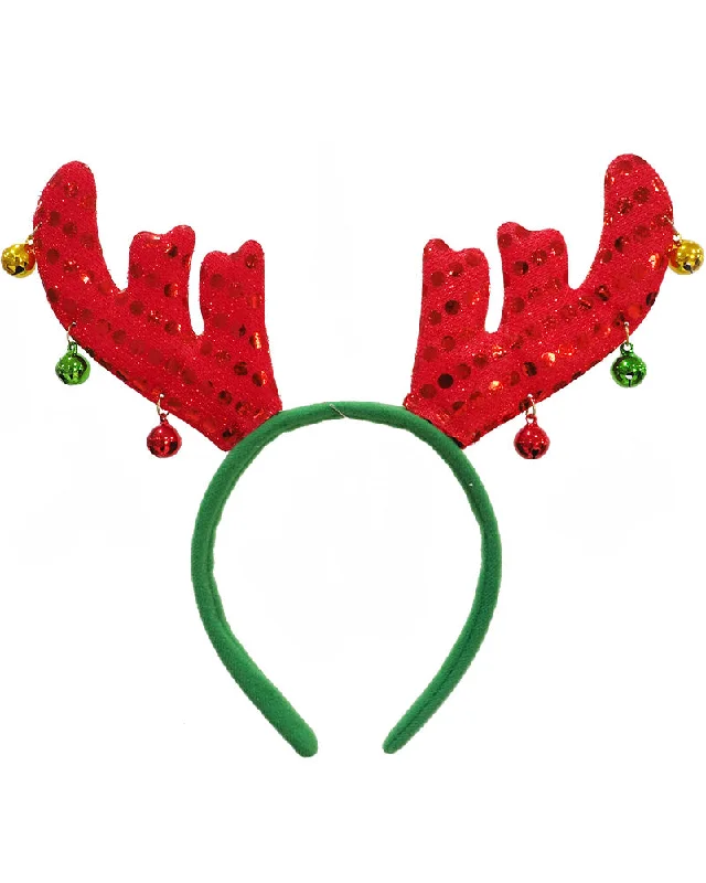 Antlers with Bells Headband