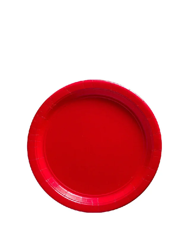 Apple Red 17cm Paper Plates Pack of 20