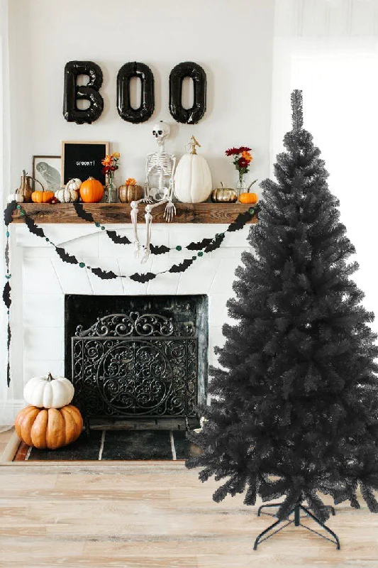 Black Canadian Pine Halloween Tree