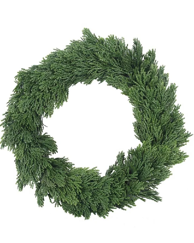 Cedar Pine Christmas Wreath 29cm