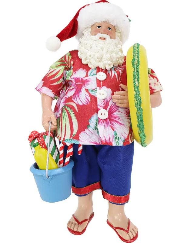 Christmas Collectible Summer Holiday Santa 26cm