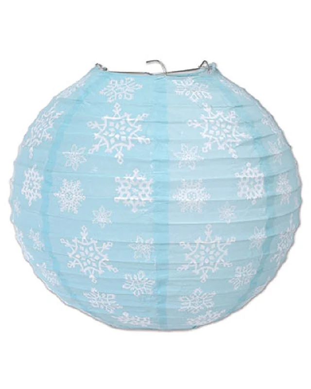 Christmas Snowflake Paper Lanterns Pack of 3