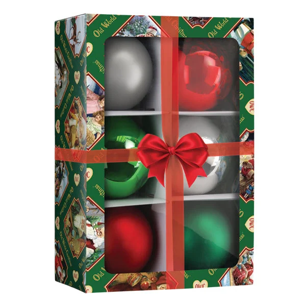 Classics Balls - 3.5" 6 Count Ornament