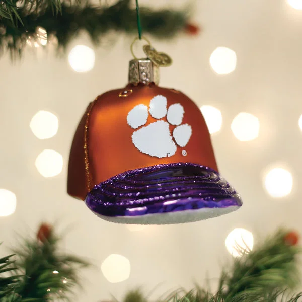 Clemson Baseball Cap Ornament