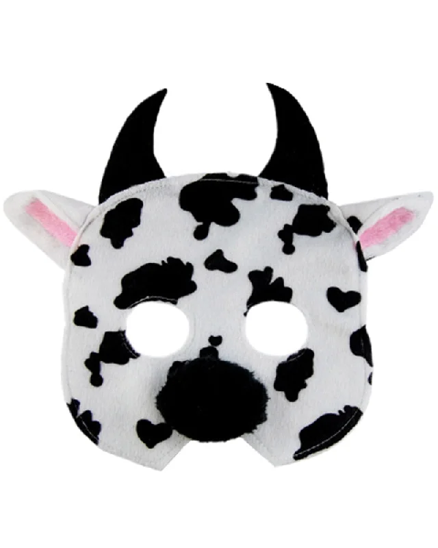 Cow Plush Mask