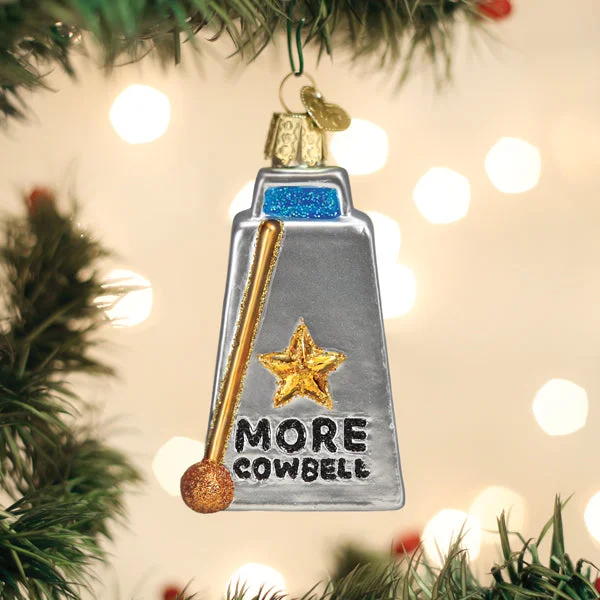 Cowbell Ornament