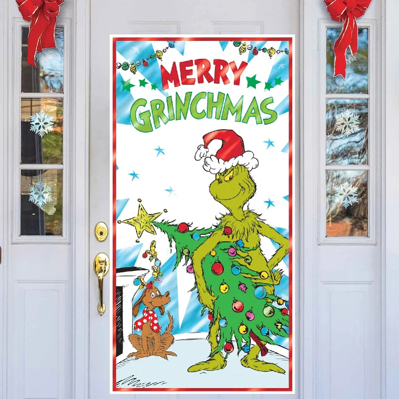 Dr Seuss The Grinch Merry Grinchmas Door Decoration