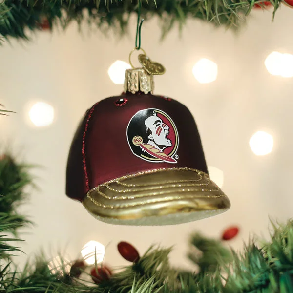 Florida State Baseball Cap Ornament