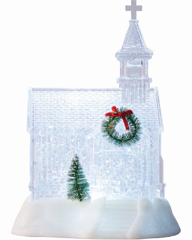 Glitter Swirl Music Christmas LED USB Church