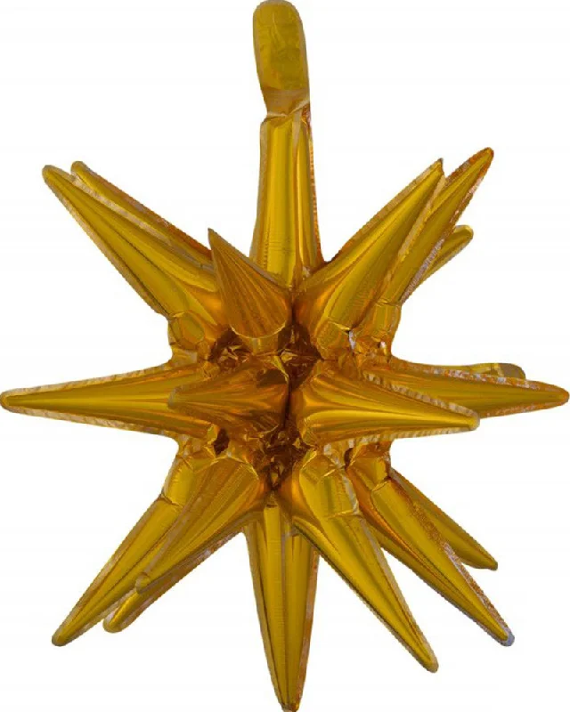 Gold Small Magic Star Supershape Multi Balloon