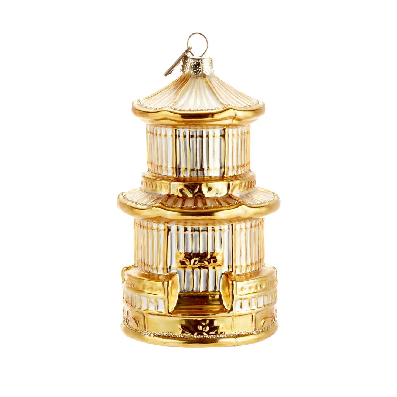 Golden Birdcage Ornament