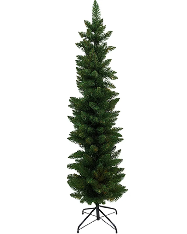 Green Deluxe Scandi Skinny Christmas Tree 1.8m