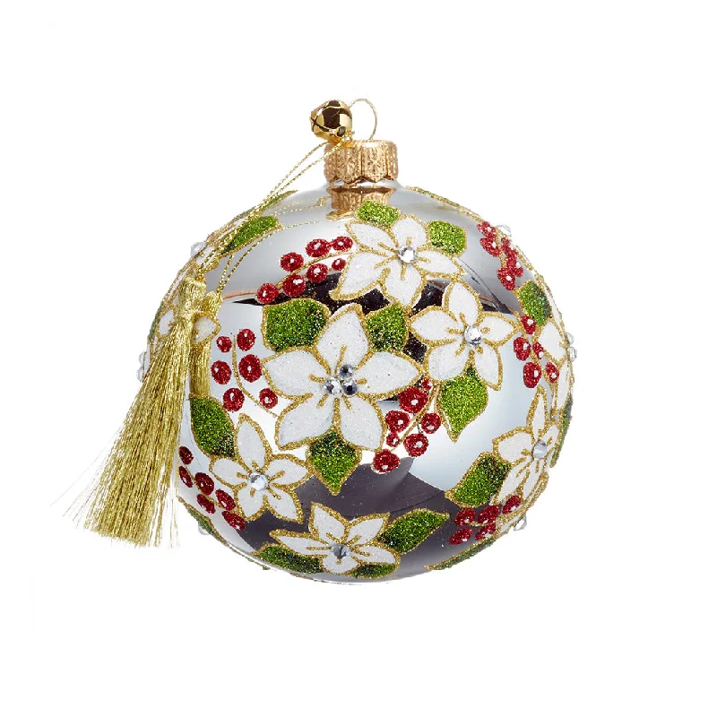 Holiday Bouquet Ball Ornament