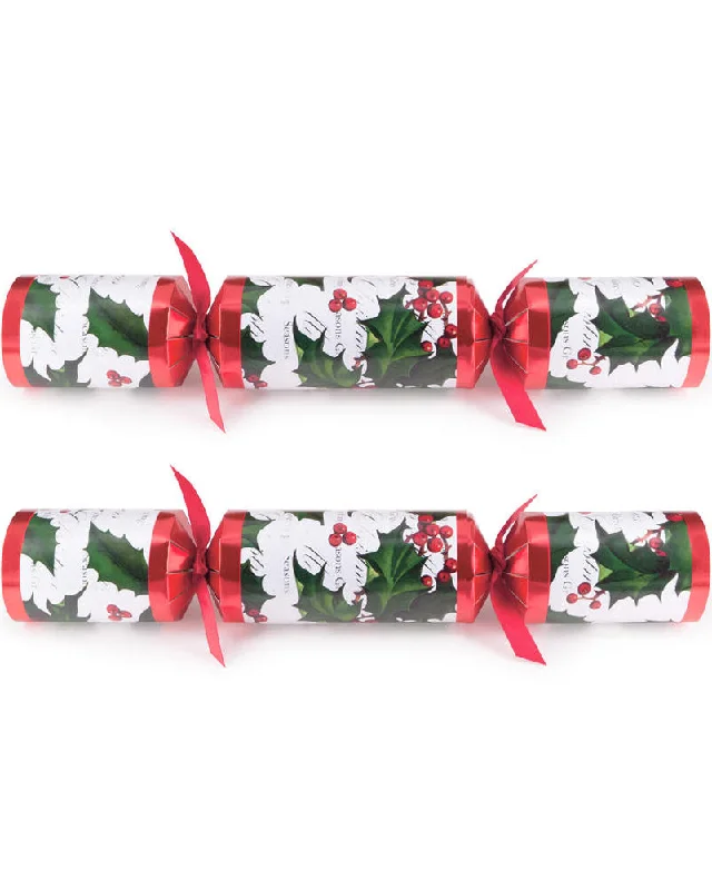 Holly Red and Green Christmas Crackers Pack of 50