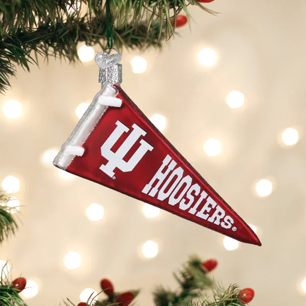 Indiana Pennant Ornament