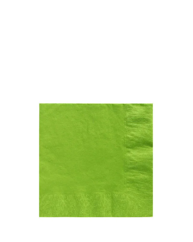 Kiwi Green Beverage Napkins Pack of 20