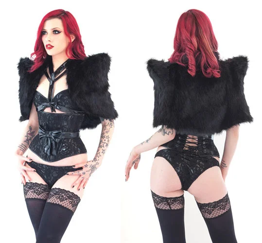 Lace overlay underbust corset