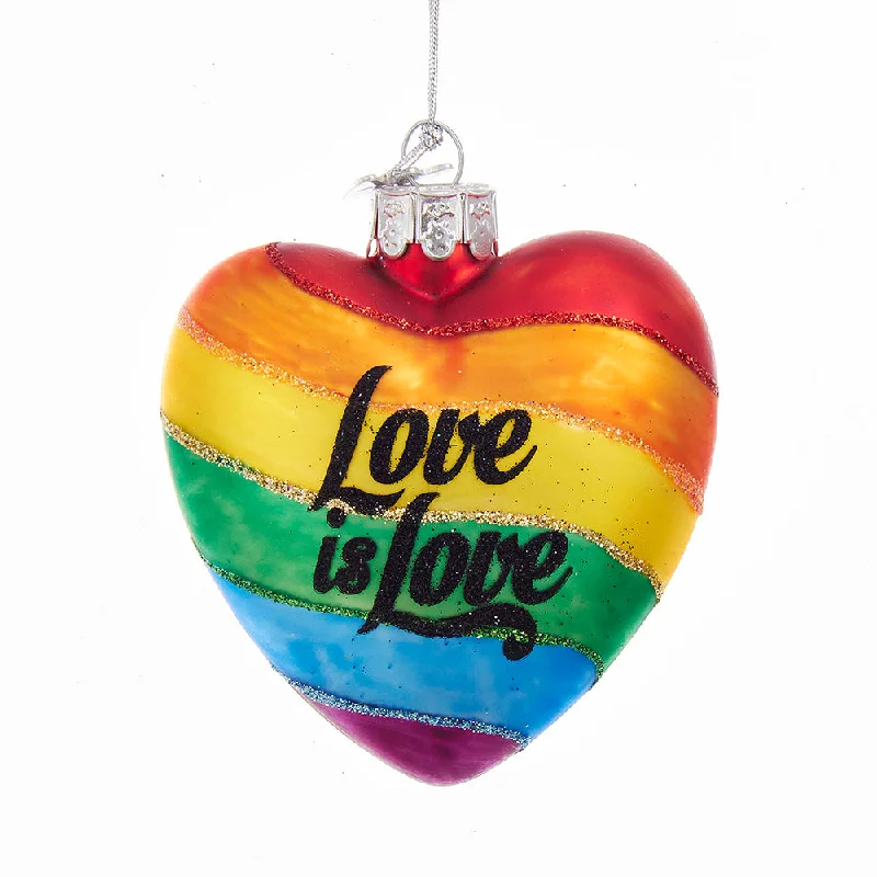 Love is Love Heart Ornament