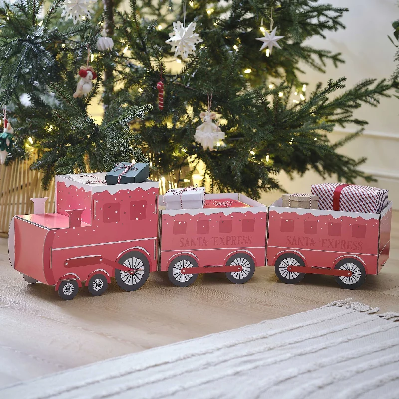 Merry Little Christmas Gift Holder Train