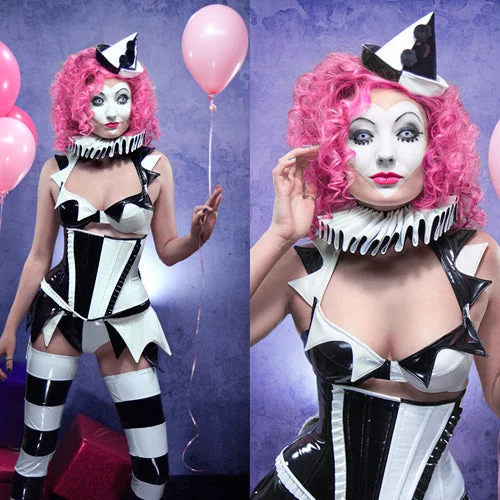 PVC Pierrot hat