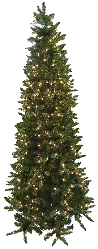 Northern Maine Spruce Instant Lite Pole Pre-Lit Narrow Artificial Christmas Trees