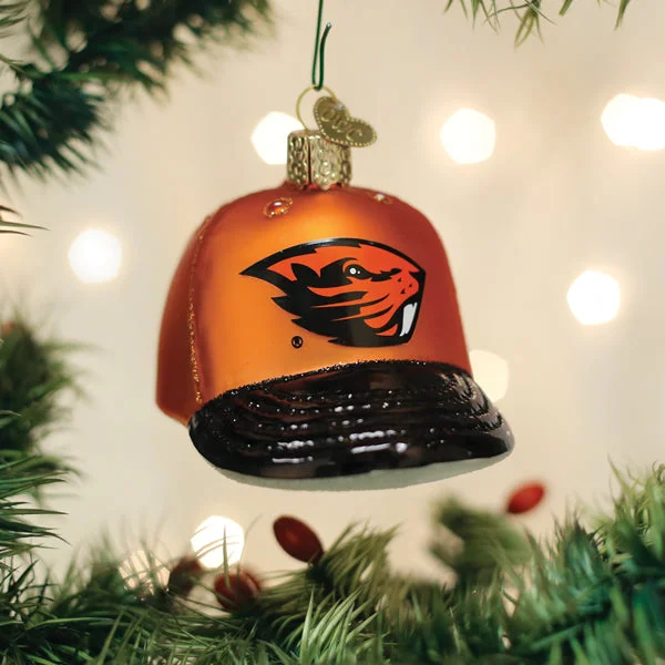 Oregon State Baseball Cap Ornament