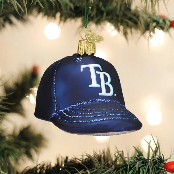 Rays Baseball Cap Ornament