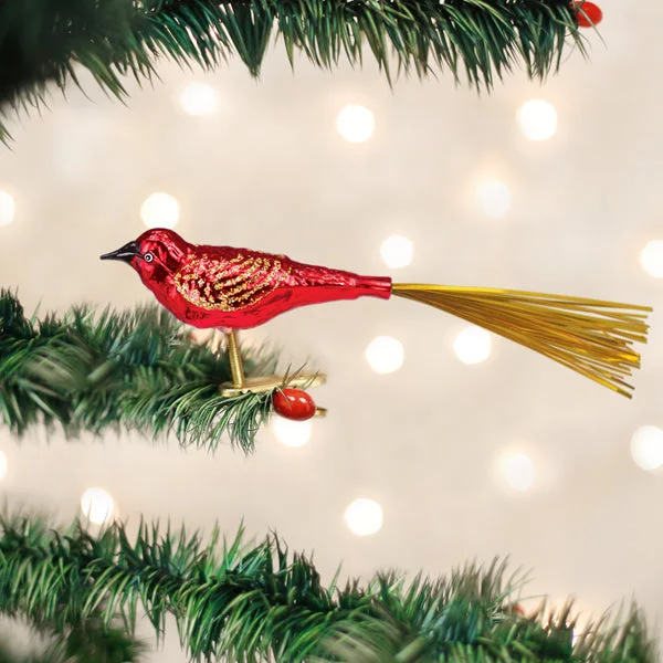 Red Lovebird Ornament