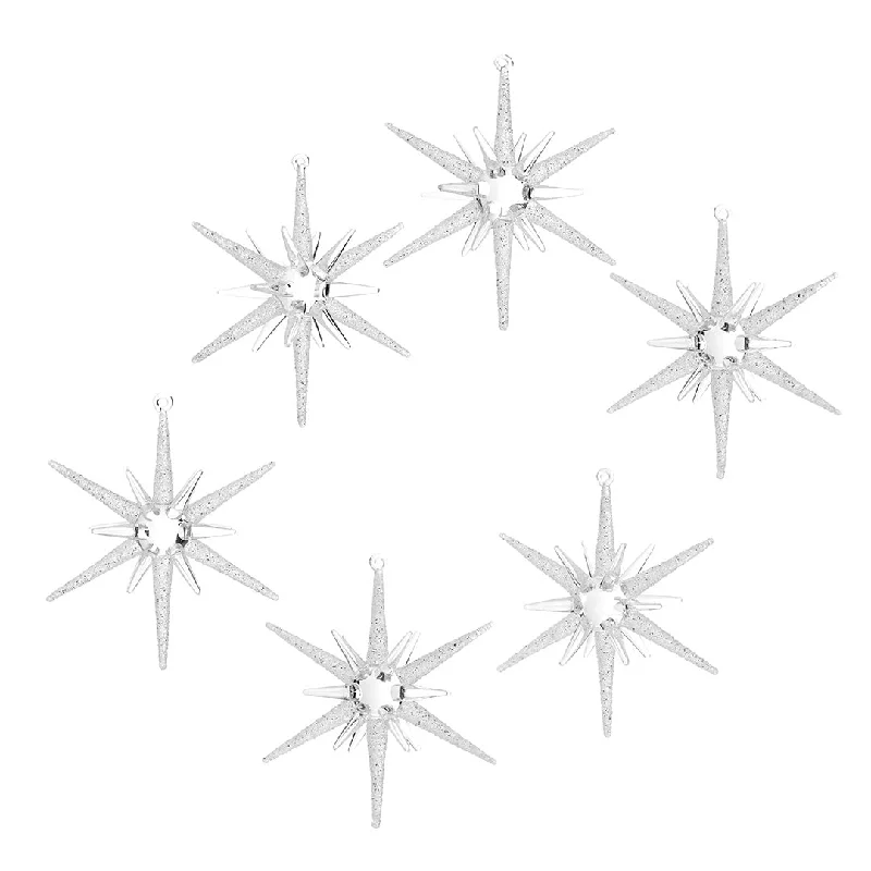 Starburst Ornaments, Set of 6