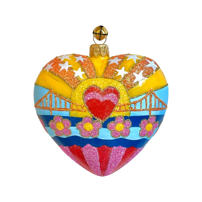 San Francisco Dreaming Heart Ornament