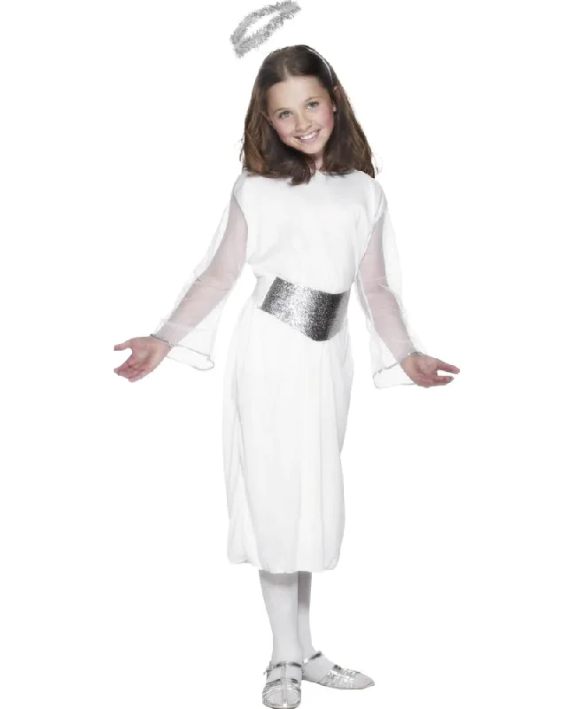 Silver Angel Girls Christmas Costume