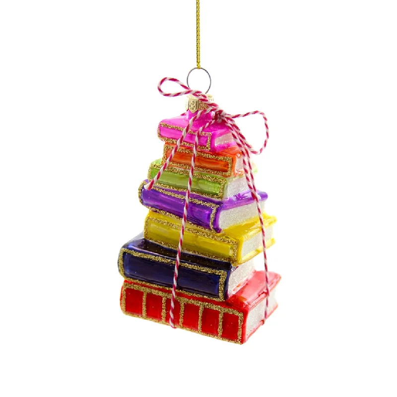 Stack of Books Ornament