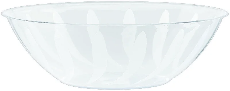 Swirl Bowl Clear - Plastic