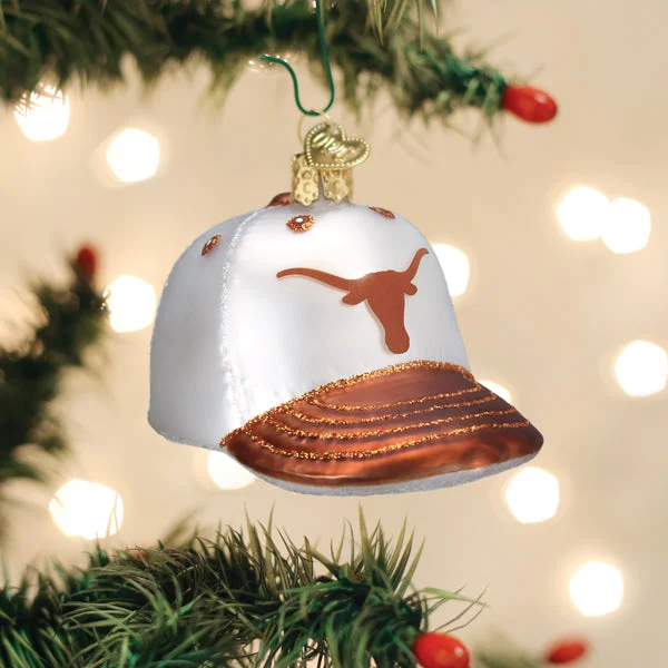 Texas Baseball Cap Ornament