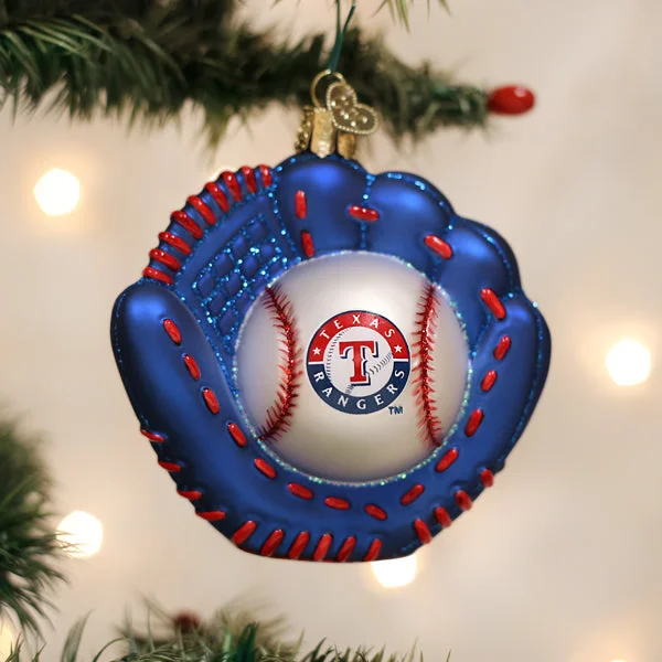 Subscribe & Save – Never Miss a Deal Rangers Baseball Mitt Ornament