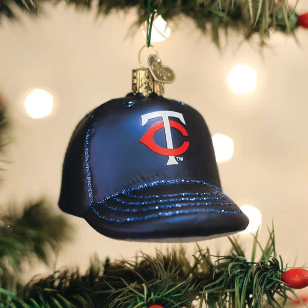 Twins Baseball Cap Ornament