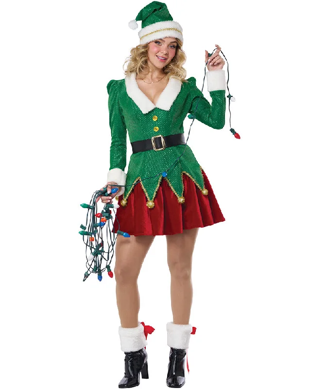 Very Merry Elf Womens Costume